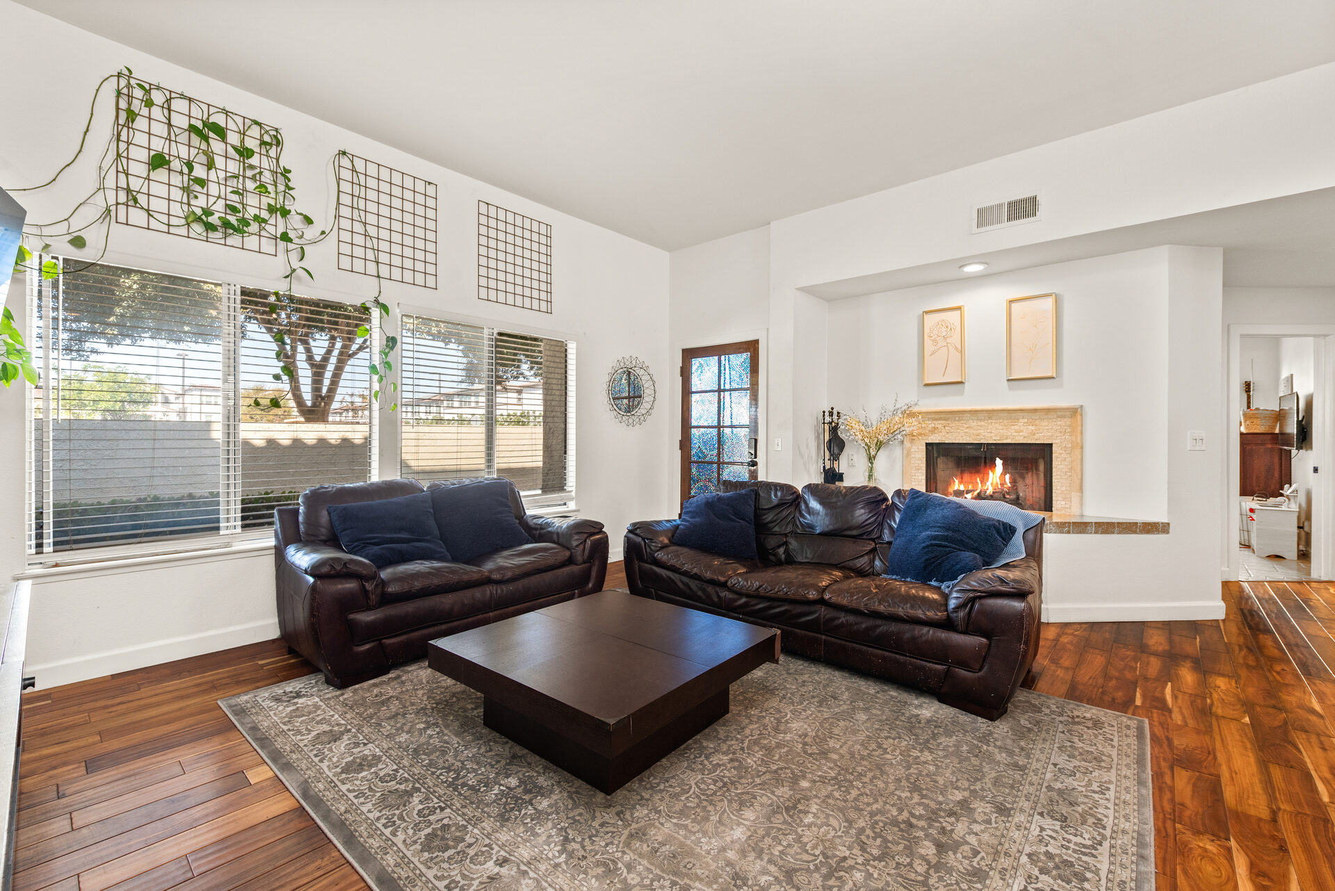 Family room · comfortably seated