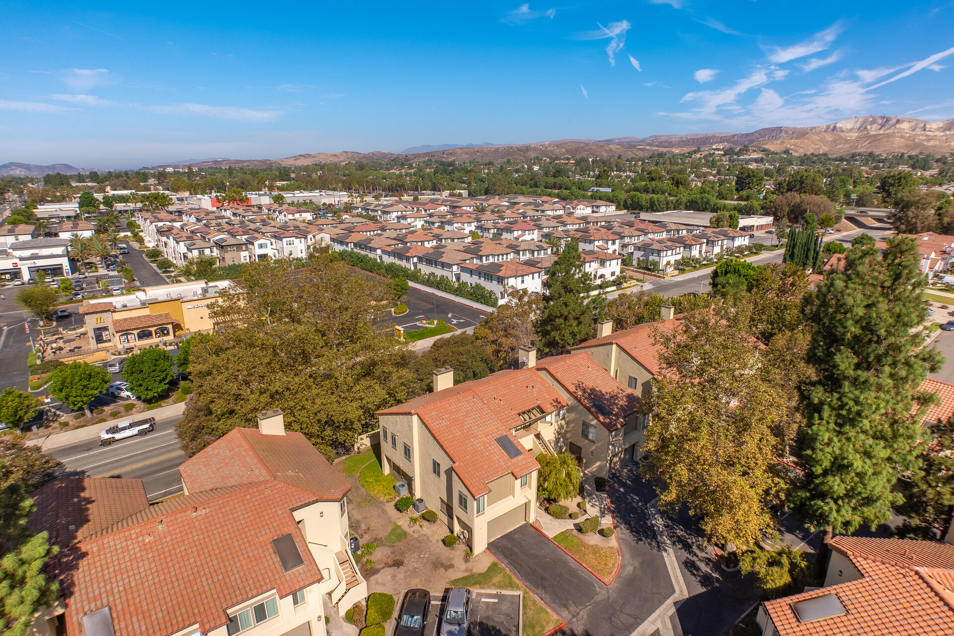 Aerial · the community in context